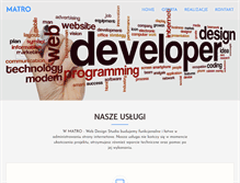 Tablet Screenshot of matro.com.pl